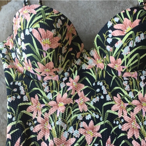 Floral TopShop One Piece Swimsuit - Picture 5 of 6